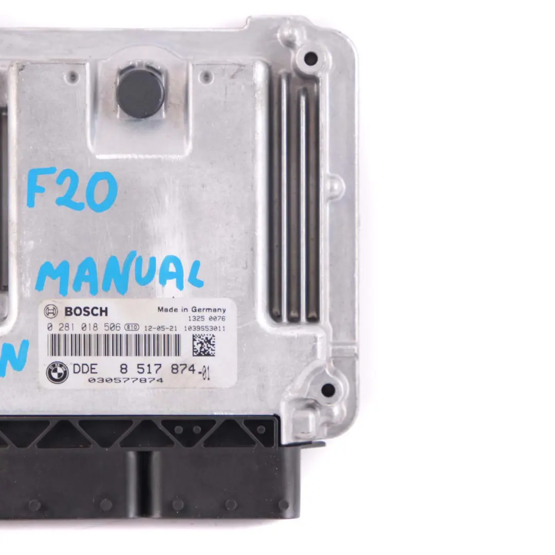 BMW F20 F21 F30 116d 316d Diesel N47N Motorsteuergerät ECU DDE Handbuch - SKU 8517874 - Teilenummer 8517874