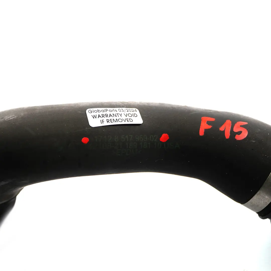  Tubo acqua BMW X5 F15 X6 F16 N57N N57Z Radiatore Linea tubo refrigerante - SKU 8517969 - Numero di parte 8517969