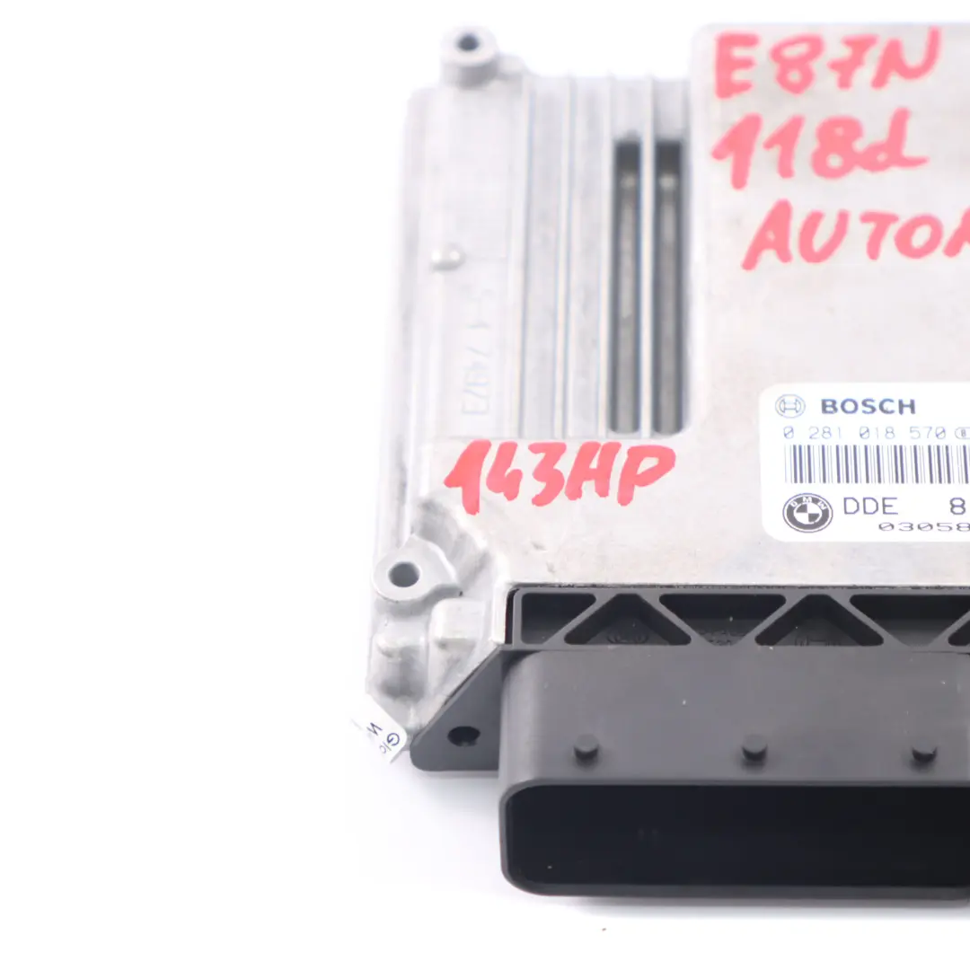 N47 ECU Engine Control Kit DDE Automatic BMW E81 E87 E90 LCI 118d 318d - SKU 8518167 - Part number 8518167