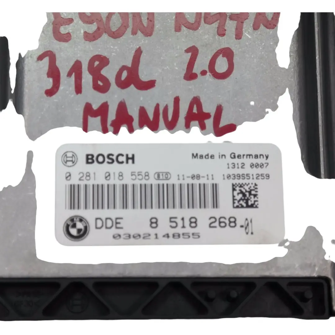 BMW E90 E91 LCI 318d N47N Zestaw DDE + CAS3 + Kluczyki - SKU 8518268-1 - Numer Części 8518268
