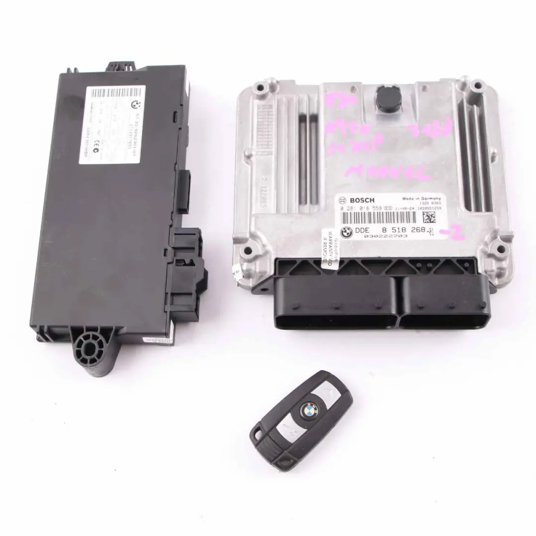 BMW E90 E91 LCI 318d Diesel 143HP N47N Kit centralina DDE CAS3 Chiave - SKU 8518268-2 - Numero di parte 8518268