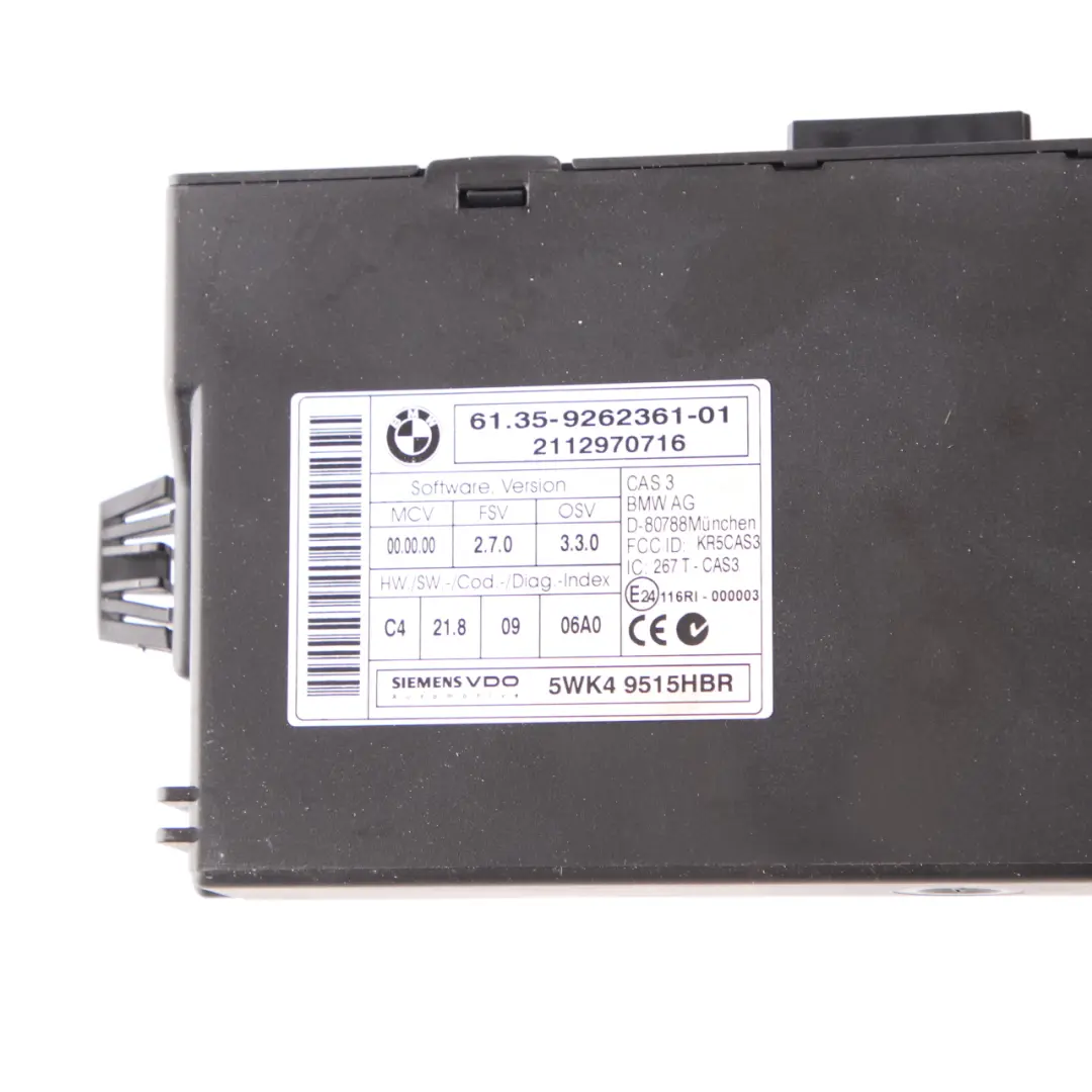 N47N 320d 184HP ECU Engine KIT DDE CAS 3 Keys Automatic to BMW E90 E91 LCI with Part number 8518269 BMW E90 E91 LCI N47N 320d 184HP ECU Engine KIT DDE CAS 3 Keys Automatic - SKU 8518269-2 - Part number 8518269