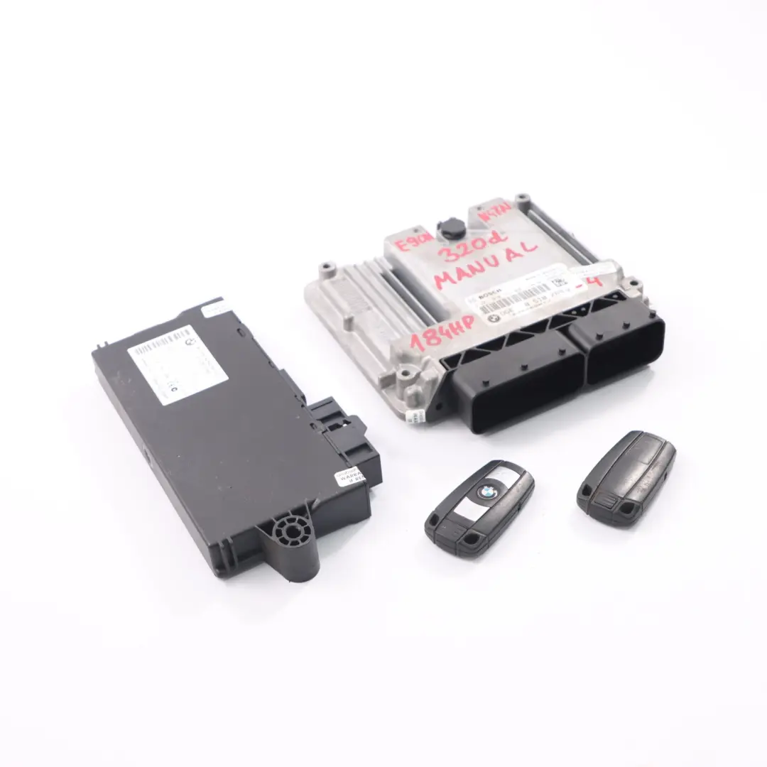 BMW E90 E91 LCI N47N 320d 184HP Engine Control ECU Kit DDE + CAS3 + Keys - SKU 8518269-4 - Part number 8518269
