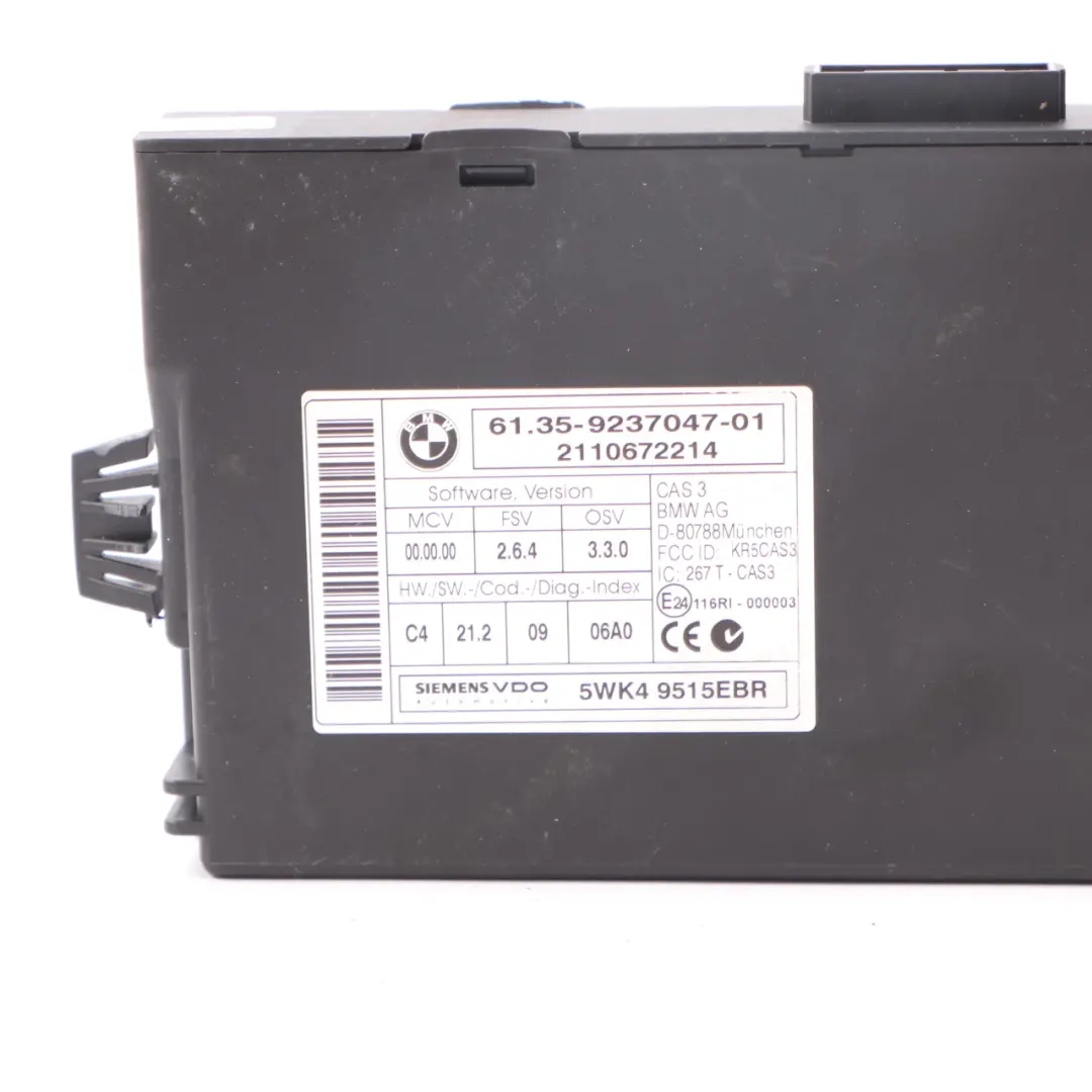 BMW E90 E91 LCI N47N 320d 184HP Kit ECU Motor DDE CAS3 Automático - SKU 8518269-7 - Número de pieza 8518269