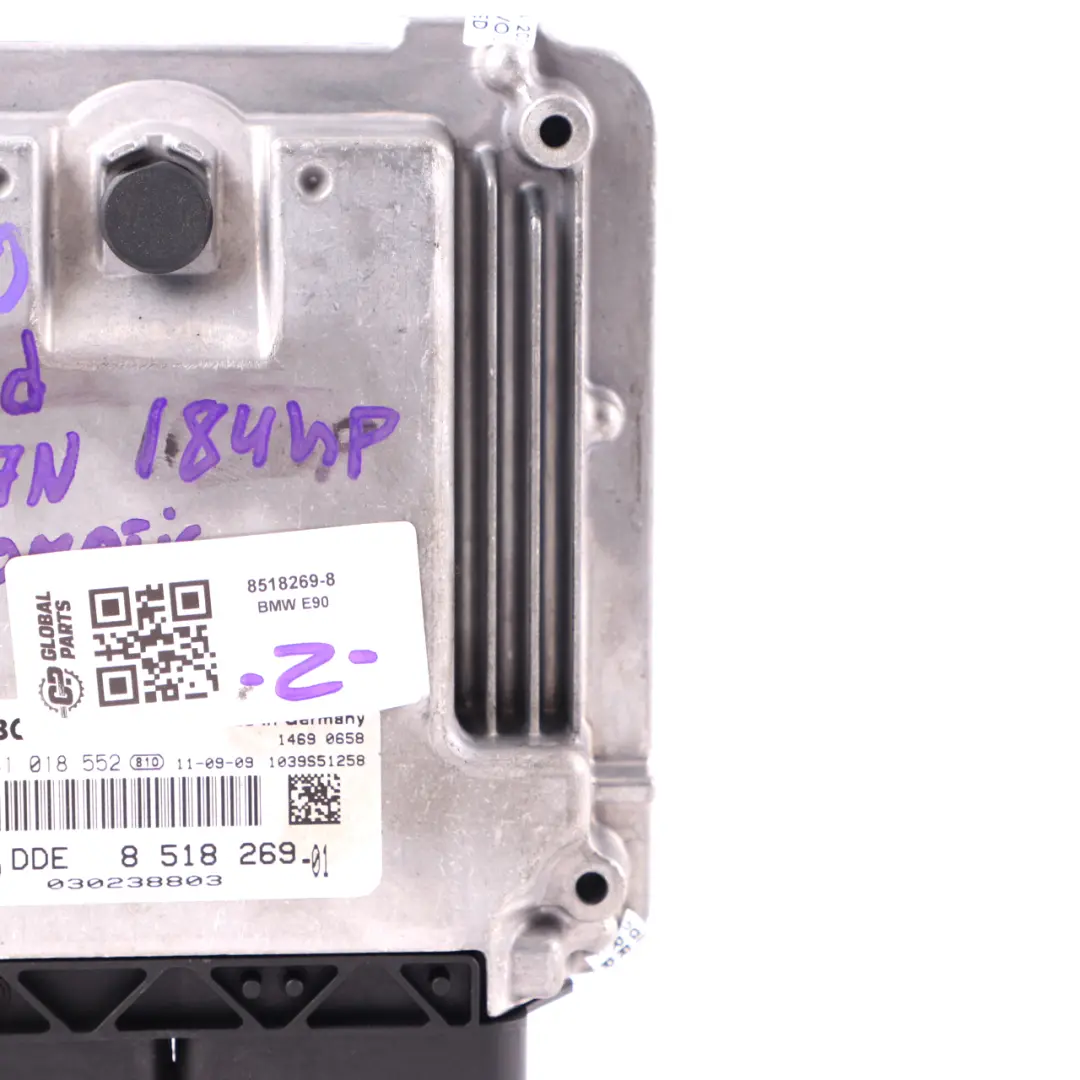 N47N 320d 184HP ECU Unità controllo motore DDE Automatico per BMW E90 E91 con numero di parte 8518269 BMW E90 E91 N47N 320d 184HP ECU Unità controllo motore DDE Automatico - SKU 8518269-8 - Numero di parte 8518269