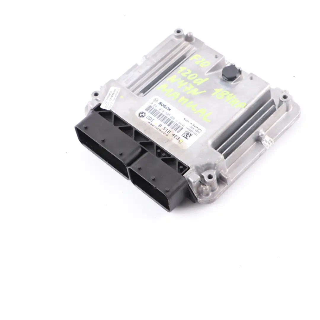 Engine Control Unit BMW F10 F30 320d 520d N47N 184HP ECU DDE Manual - SKU 8518423 - Part number 8518423
