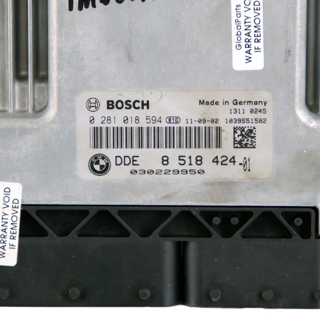 N47N 116PS Motor ECU Kit DDE FEM Schlüssel für BMW F20 F30 116d 316d mit Teilenummer 8518424 BMW F20 F30 116d 316d N47N 116PS Motor ECU Kit DDE FEM Schlüssel - SKU 8518424-3 - Teilenummer 8518424