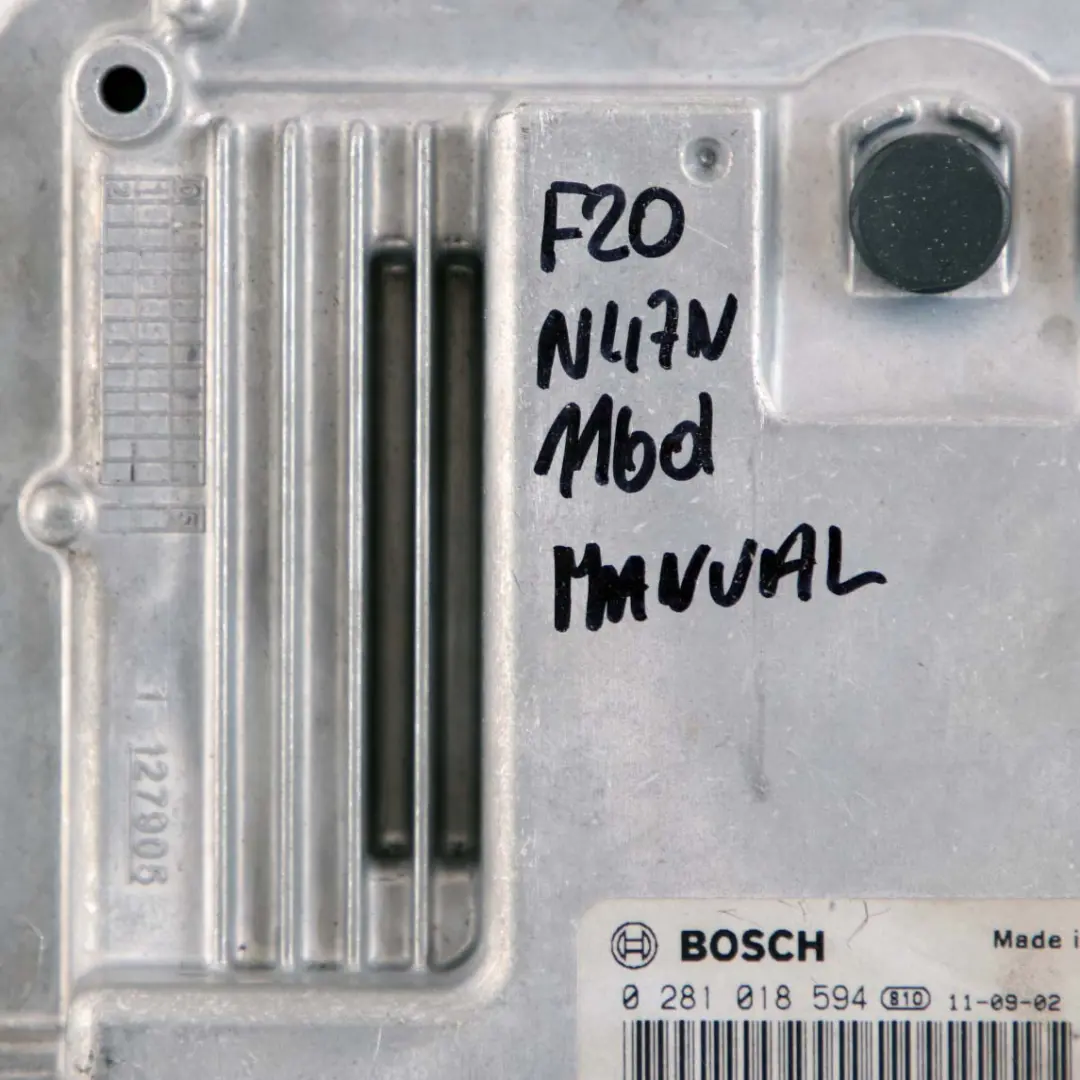 N47N 116HP Engine Control Unit ECU DDE Manual to BMW F20 F30 F31 116d 316d with Part number 8518424 BMW F20 F30 F31 116d 316d N47N 116HP Engine Control Unit ECU DDE Manual - SKU 8518424 - Part number 8518424