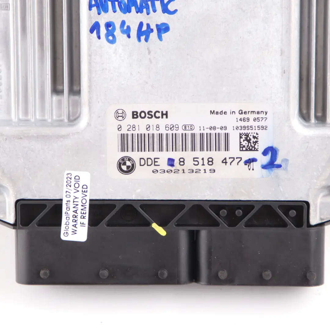 BMW X3 F25 20dX 184HP N47N Engine Unit ECU Kit DDE 8518477 Key CAS4 Automatic - SKU 8518477-3 - Part number 8576333