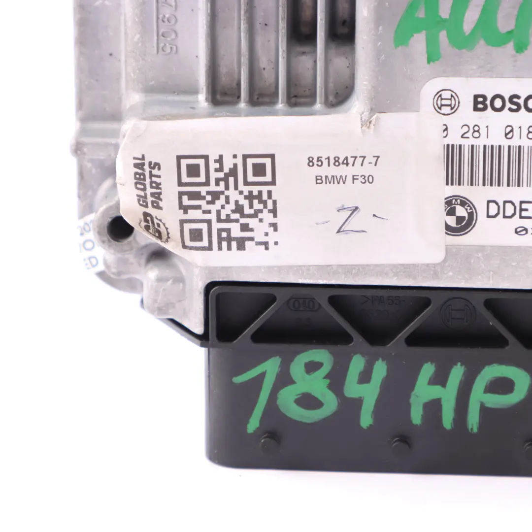 184HP N47N Engine Unit ECU DDE Automatic to BMW F20 120d F30 320d F10 520d with Part number 8518477 BMW F20 120d F30 320d F10 520d 184HP N47N Engine Unit ECU DDE Automatic - SKU 8518477-7 - Part number 8518477
