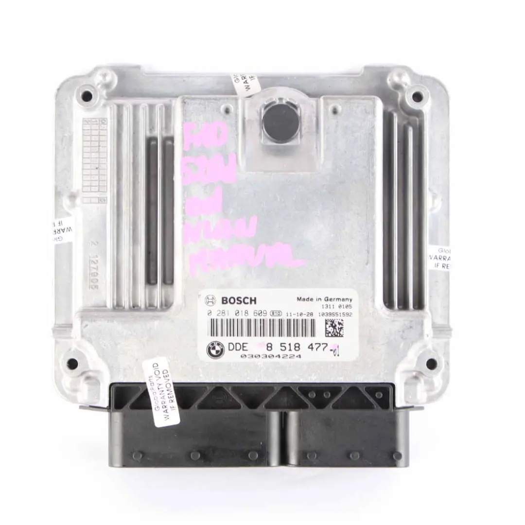 163HP Engine Control Unit N47N ECU DDE Manual to BMW F10 F30 320d 520d ed with Part number 8518477 BMW F10 F30 320d 520d ed 163HP Engine Control Unit N47N ECU DDE Manual - SKU 8518477 - Part number 8518477