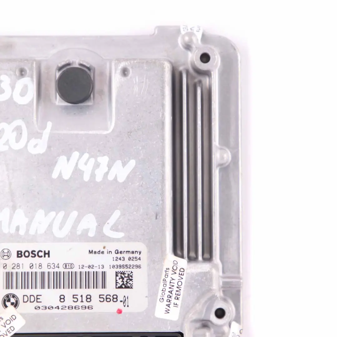 BMW F20 F30 F32 120d 320d 420d Diesel N47N 184HP ECU Kit DDE + Key + FEM - SKU 8518568-2 - Part number 8518568