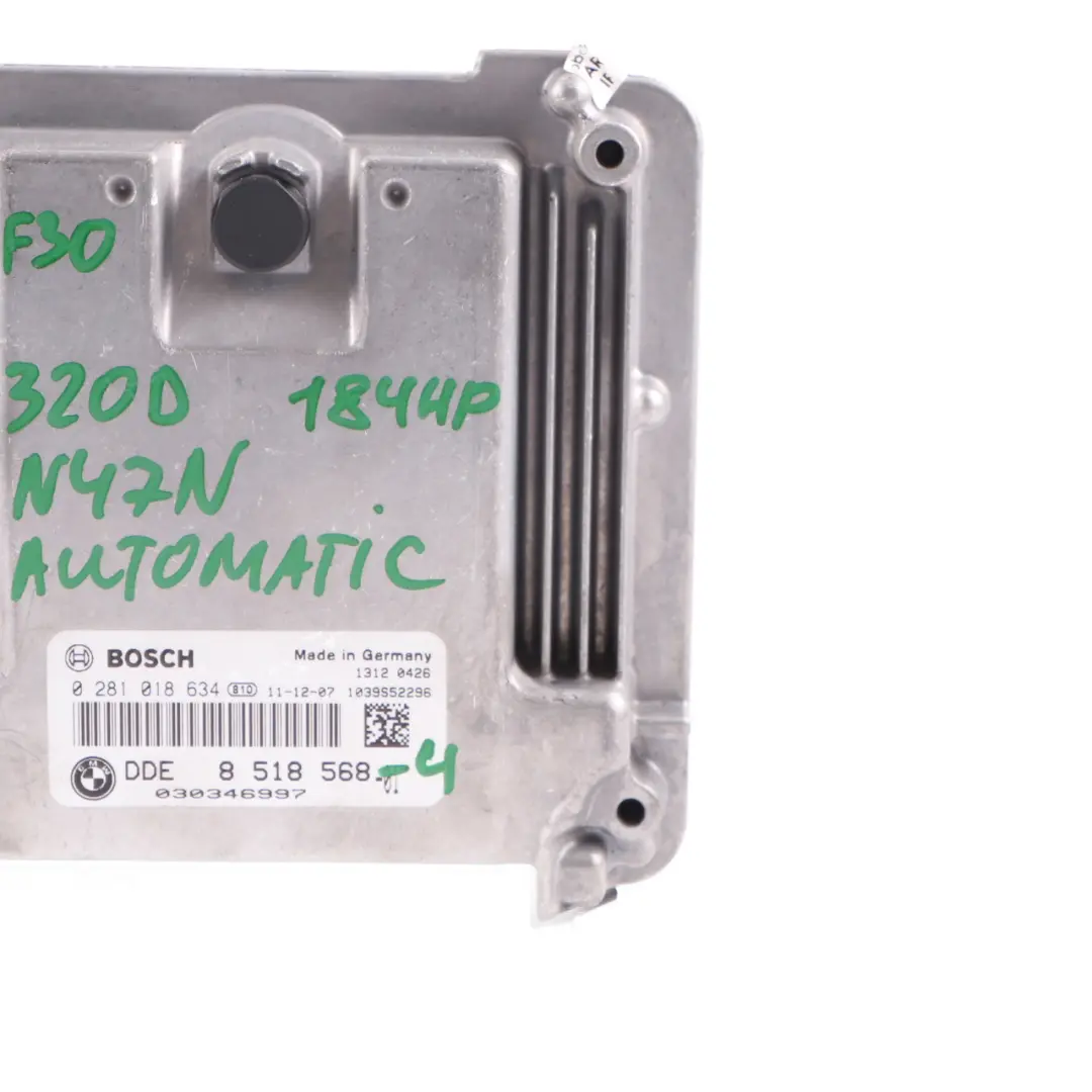 BMW F20 F30 F32 120d 320d 420d Diesel N47N 184PS Motorsteuerung ECU DDE - SKU 8518568-4 - Teilenummer 8518568