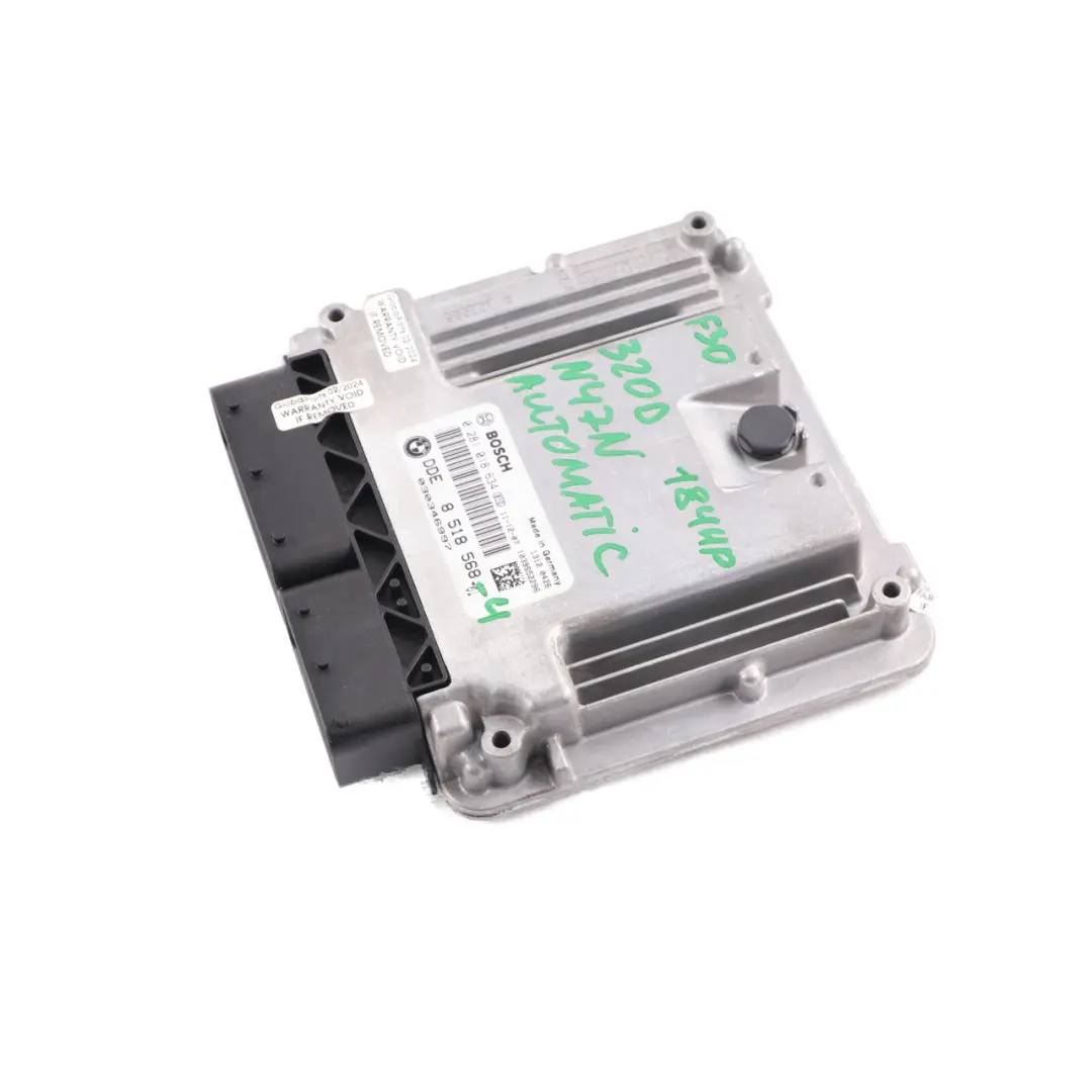N47N 184HP Contrôle moteur ECU DDE pour BMW F20 F30 F32 120d 320d 420d Diesel à propos du numéro de pièce 8518568 BMW F20 F30 F32 120d 320d 420d Diesel N47N 184HP Contrôle moteur ECU DDE - SKU 8518568-4 - Numéro de pièce 8518568