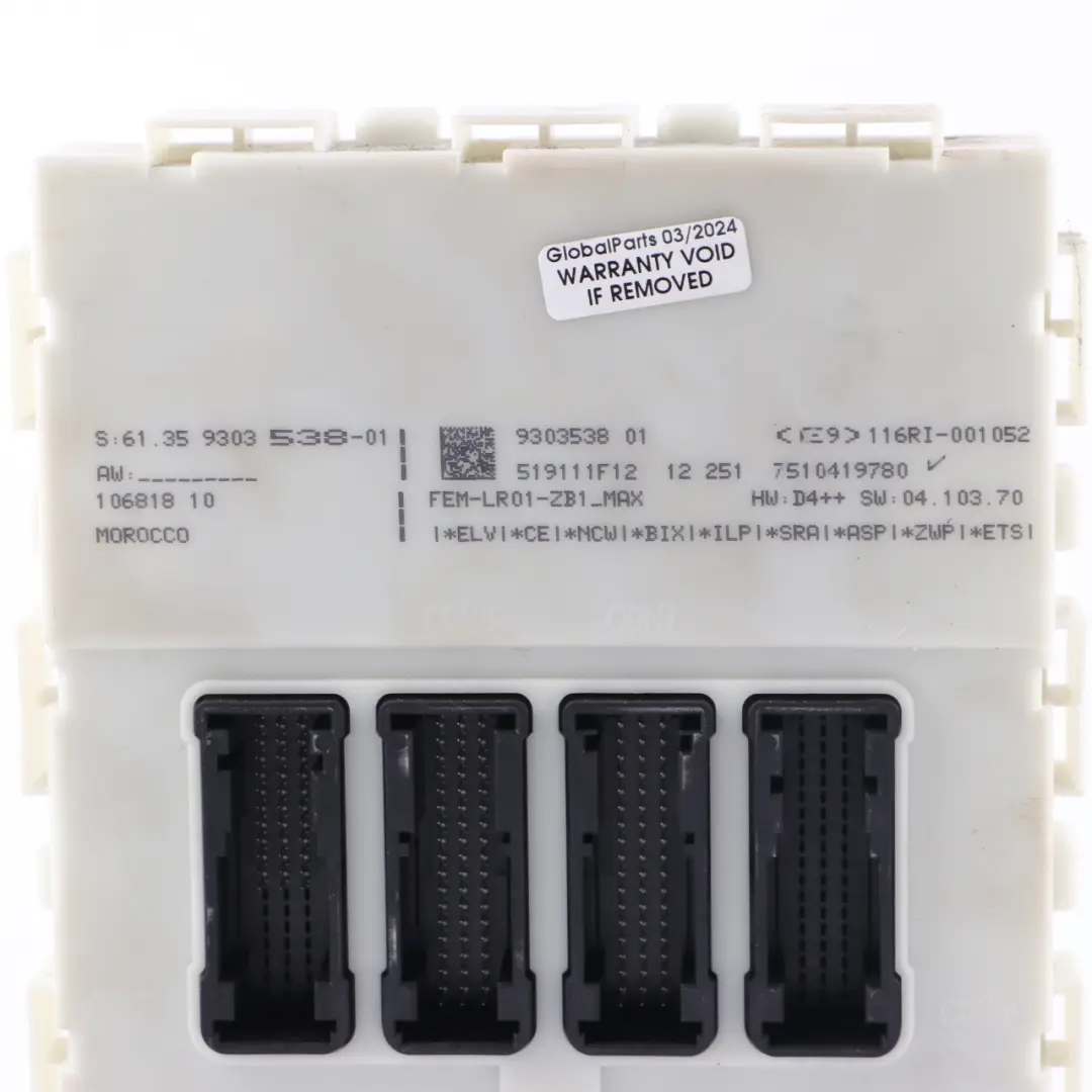 N47N 163HP Engine Control ECU Kit DDE FEM Key to BMW F30 320d ed Diesel with Part number 8518568 BMW F30 320d ed Diesel N47N 163HP Engine Control ECU Kit DDE FEM Key - SKU 8518568-5 - Part number 8518568