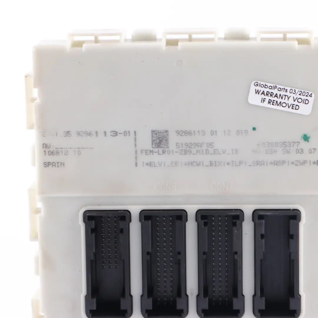 BMW F20 F21 F30 F31 118d 318d N47N ECU Kit DDE Key + FEM Manual - SKU 8518569-1 - Part number 8518569