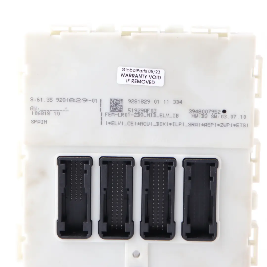 BMW F20 F21 F30 F31 N47N 116d 316d 116HP Engine ECU Kit DDE 8518569 + Key + FEM - SKU 8518569-2 - Part number 8517874
