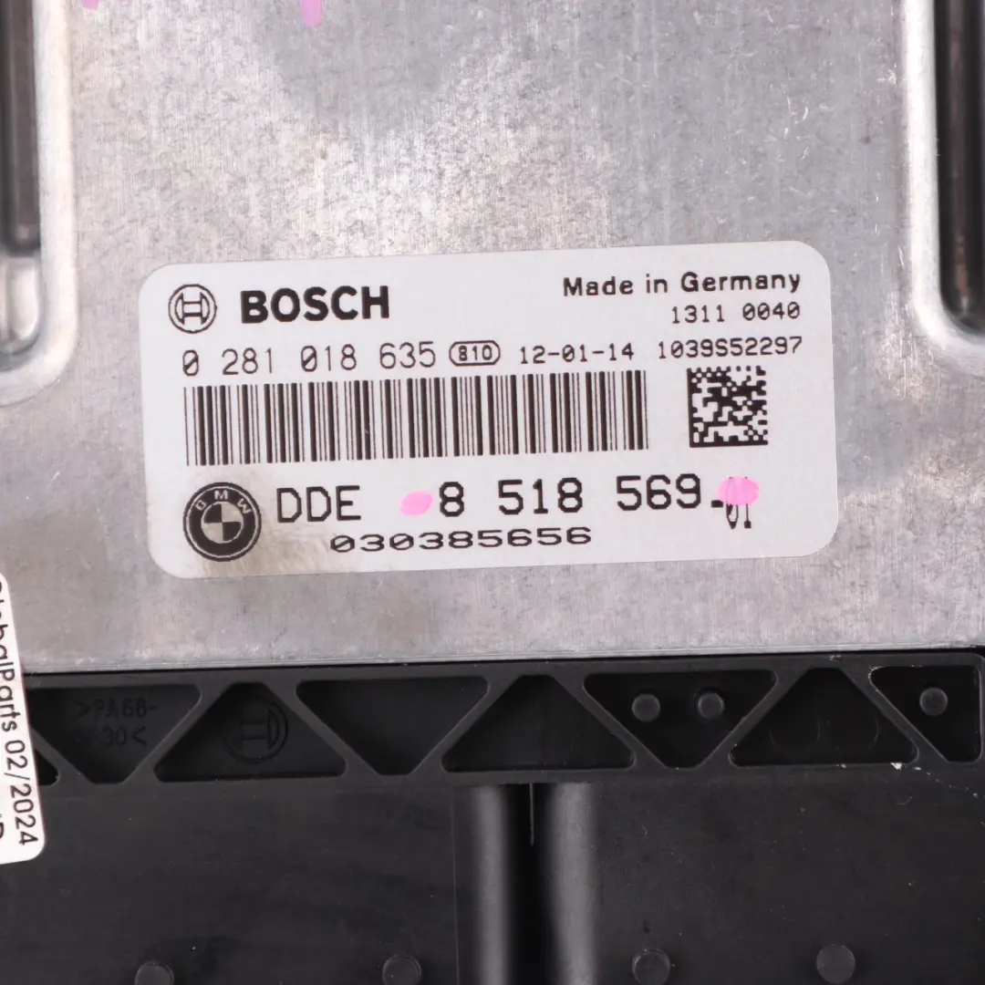 N47N 116d 316d ECU Unidad Control Módulo DDE Manual para BMW F20 F21 F30 F31 con número de pieza 8517874 BMW F20 F21 F30 F31 N47N 116d 316d ECU Unidad Control Módulo DDE Manual - SKU 8518569 - Número de pieza 8517874