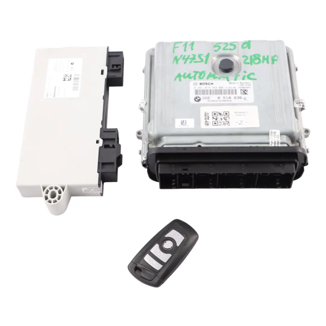 N47S1 218HP Engine Unit ECU Kit DDE + CAS4 + Key to BMW F10 F11 525d with Part number 8518636 BMW F10 F11 525d N47S1 218HP Engine Unit ECU Kit DDE + CAS4 + Key - SKU 8518636-1 - Part number 8518636