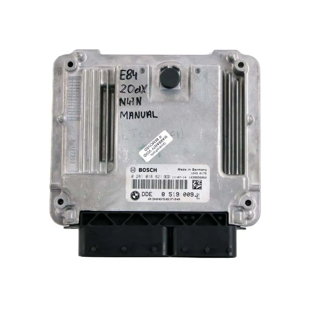 20dX Diesel N47N Engine Control Unit ECU DDE Manual BMW X1 E84 20d - SKU 8519009 - Part number 8519009
