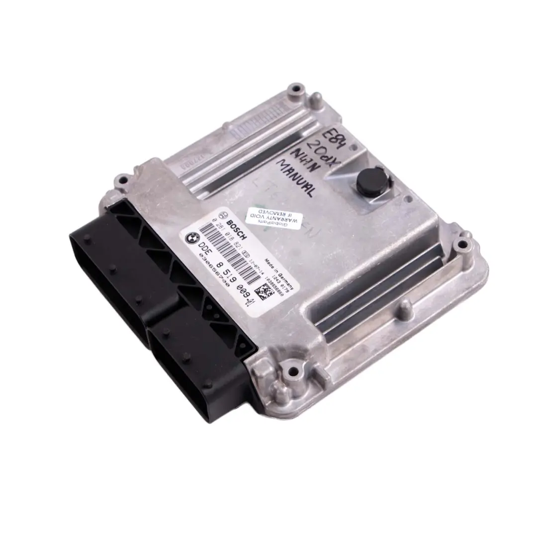 BMW X1 E84 20D 20Dx Diesel N47N Motorsteuergerät ECU DDE Schaltgetriebe - SKU 8519009 - Teilenummer 8519009