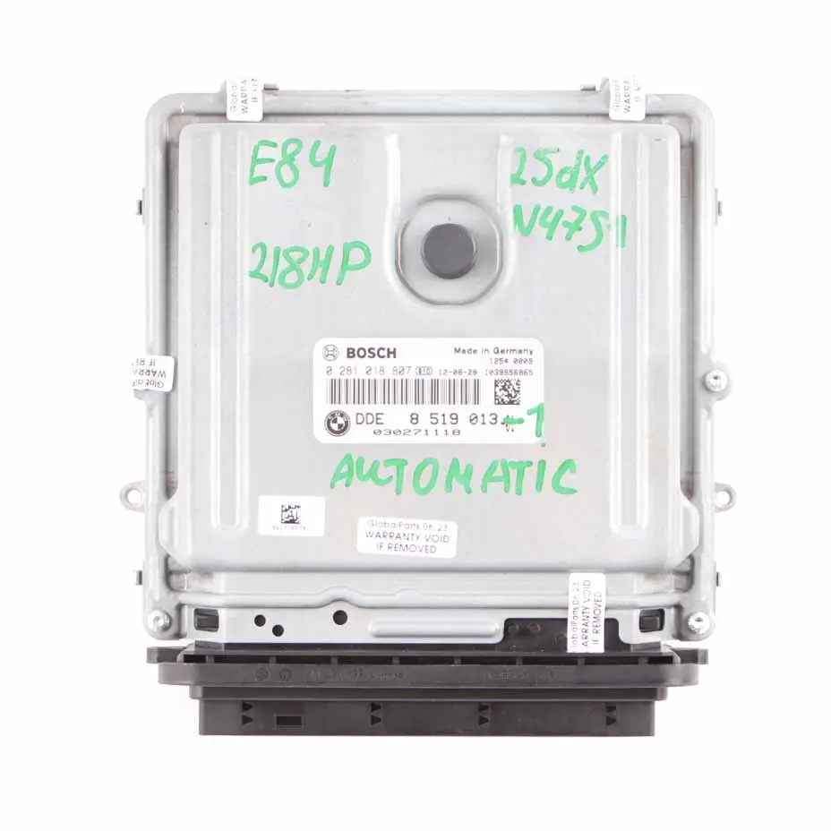 BMW X1 E84 25dX N47S1 218HP Engine Control Unit ECU Kit DDE CAS3 Key - SKU 8519013-1 - Part number 8519013