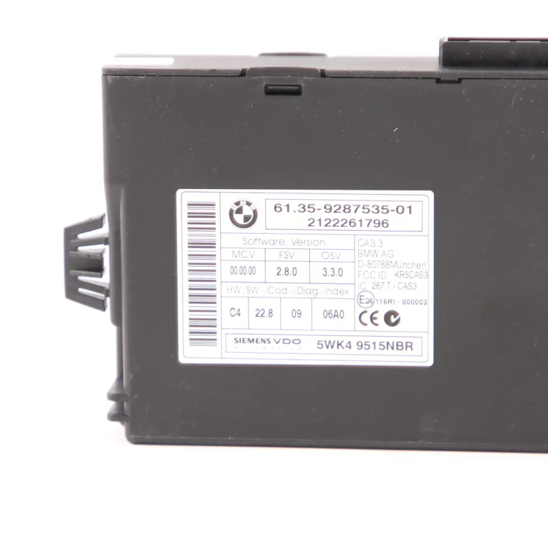 BMW X1 E84 25dX N47S1 218HP Engine Control Unit ECU Kit DDE CAS3 Key - SKU 8519013-1 - Part number 8519013