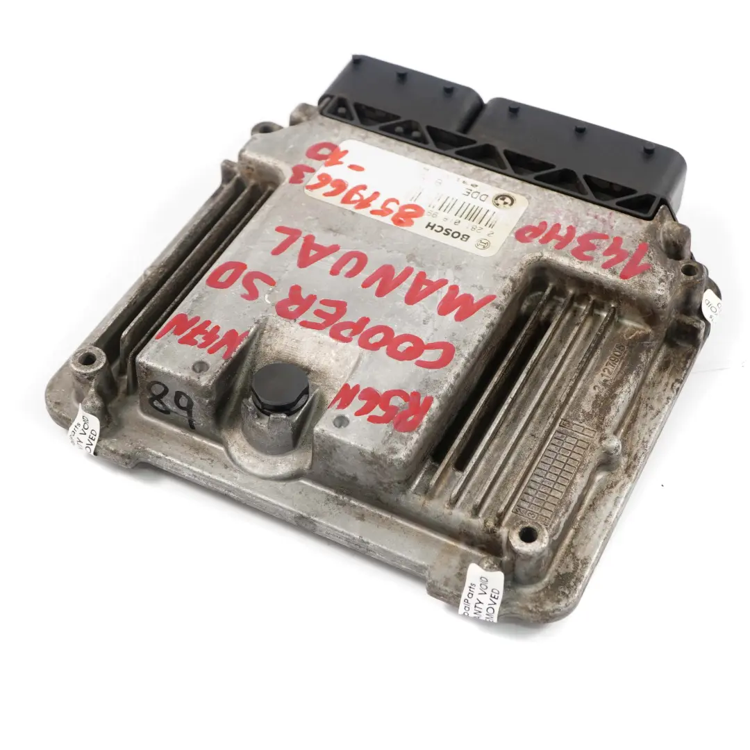 Mini Cooper SD R55 R56 LCI R60 N47N 143HP Diesel Engine ECU DDE Manuel - SKU 8519663-10 - Numéro de pièce 8519663