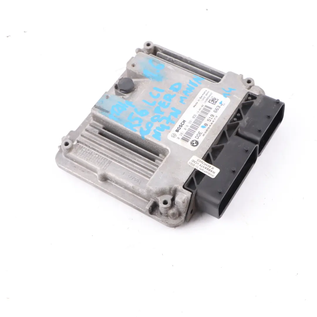 Mini Cooper D R56 LCI R60 N47N 112HP Diesel Engine Unit ECU DDE Manual - SKU 8519663-14 - Part number 8519663
