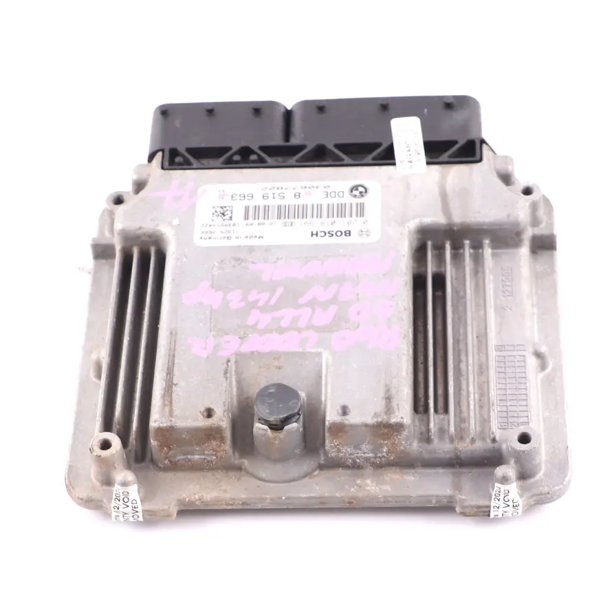 N47N 143HP Motore Diesel ECU DDE Cambio Manuale per Mini Cooper SD ALL 4 R60 con numero di parte 8519663 Mini Cooper SD ALL 4 R60 N47N 143HP Motore Diesel ECU DDE Cambio Manuale - SKU 8519663-17 - Numero di parte 8519663