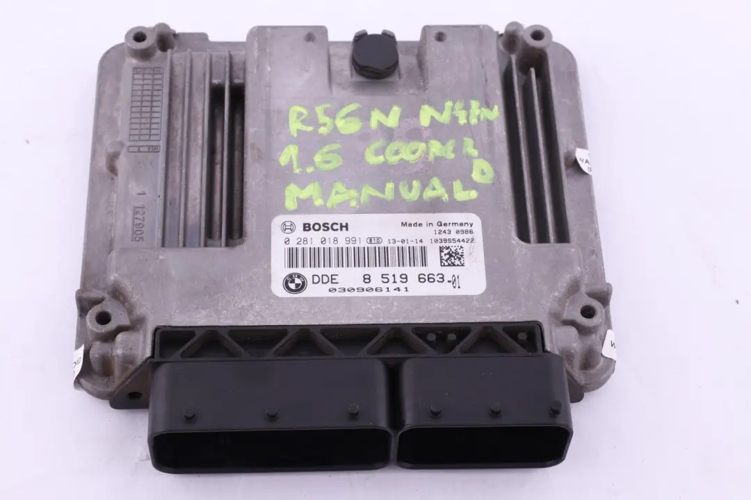 N47N Grundstuergerät ECU Kit DME CAS3 Schlüssel für MINI Cooper D R56 LCI mit Teilenummer 7615981 MINI Cooper D R56 LCI N47N Grundstuergerät ECU Kit DME CAS3 Schlüssel - SKU 8519663 - Teilenummer 7615981