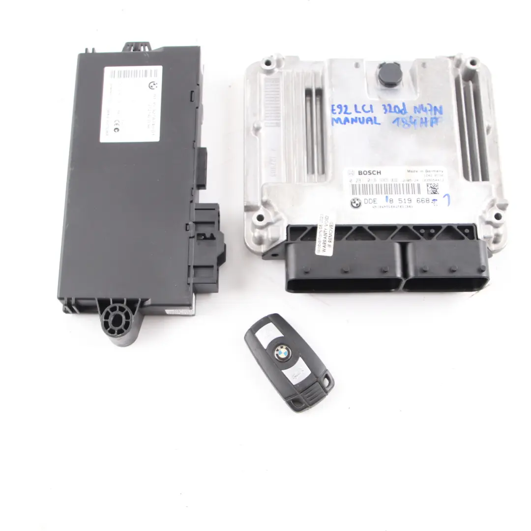 N47N 184HP ECU KIT DDE + CAS3 + Key Manual to BMW E90 E91 LCI 320d with Part number 8519668 BMW E90 E91 LCI 320d N47N 184HP ECU KIT DDE + CAS3 + Key Manual - SKU 8519668-1 - Part number 8519668