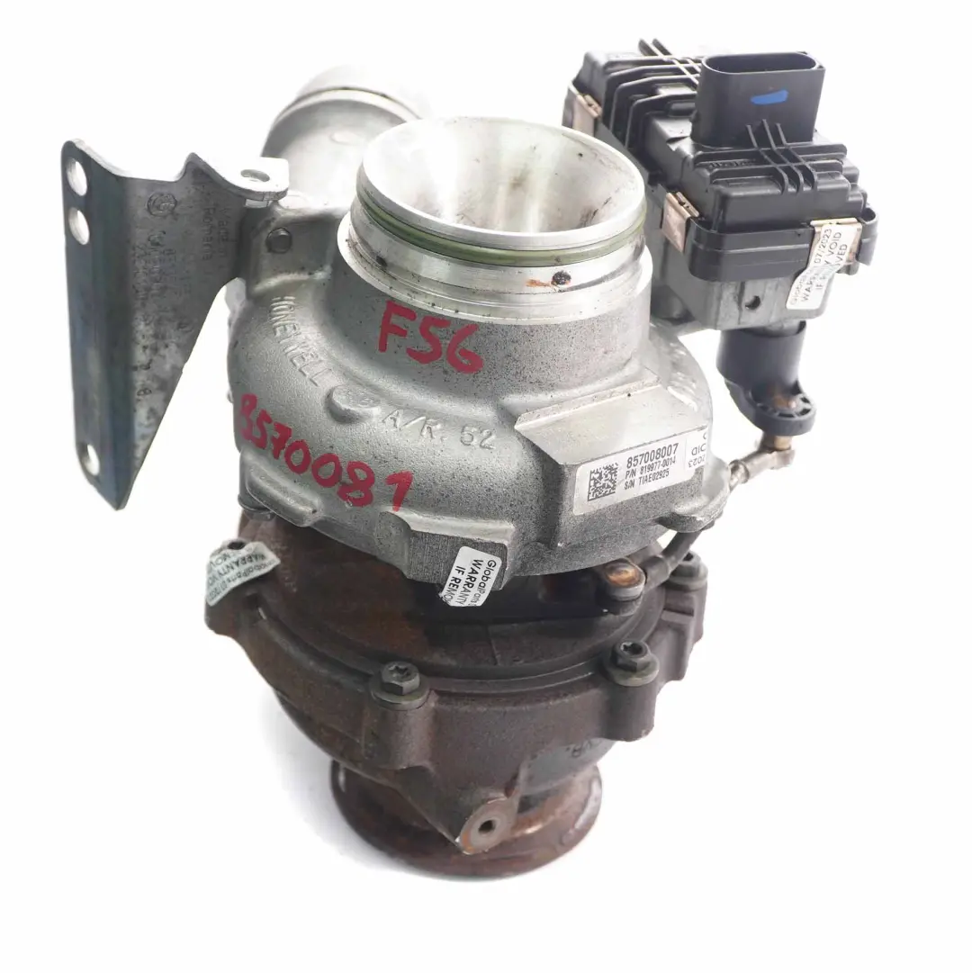 Turbo Charger Mini F55 F56 F57 F60 Cooper SD B47 Complete Turbocharger 8570080 - SKU 8570081 - Part number 8570081