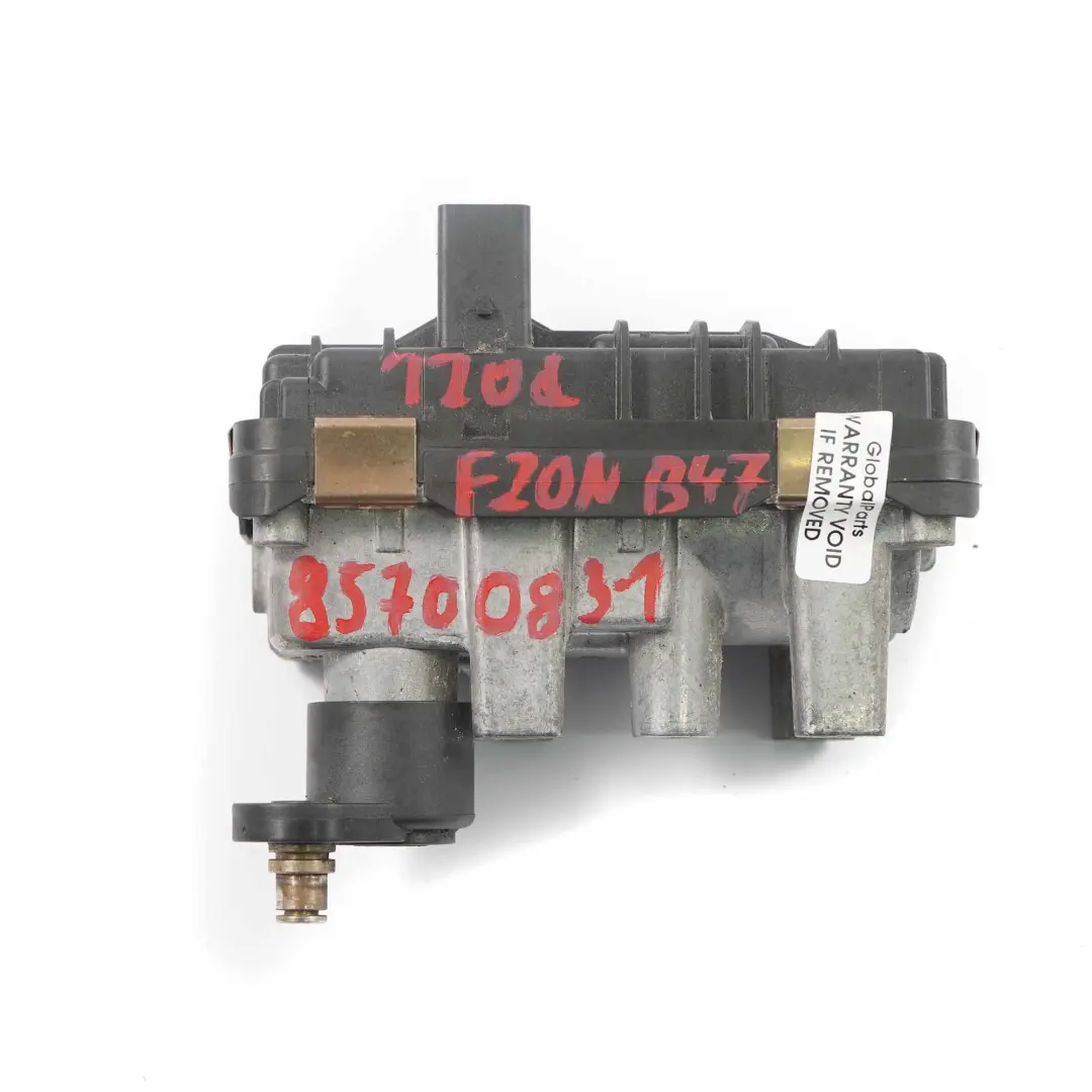 B47 Turbo Turbocharger Actuator Motor 6NW010430 to BMW F20 F21 F30 LCI 120d 320d with Part number 8570083 BMW F20 F21 F30 LCI 120d 320d B47 Turbo Turbocharger Actuator Motor 6NW010430 - SKU 8570083-1 - Part number 8570083