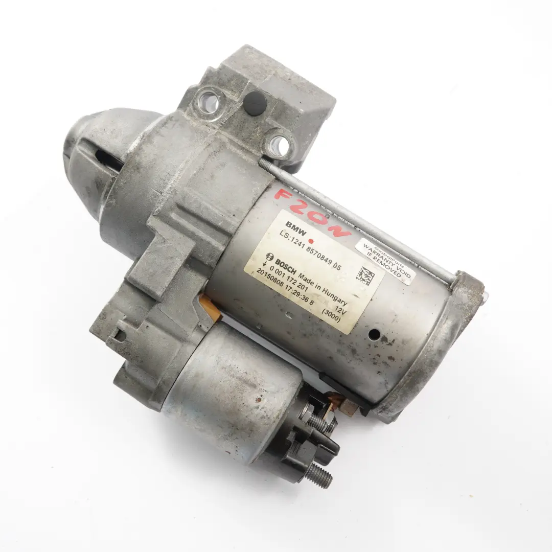 B38 Benzin Anlasser Motor Starter für BMW F20 F21 F30 F31 LCI 116i 118i 318i mit Teilenummer 8570849 BMW F20 F21 F30 F31 LCI 116i 118i 318i B38 Benzin Anlasser Motor Starter - SKU 8570849 - Teilenummer 8570849