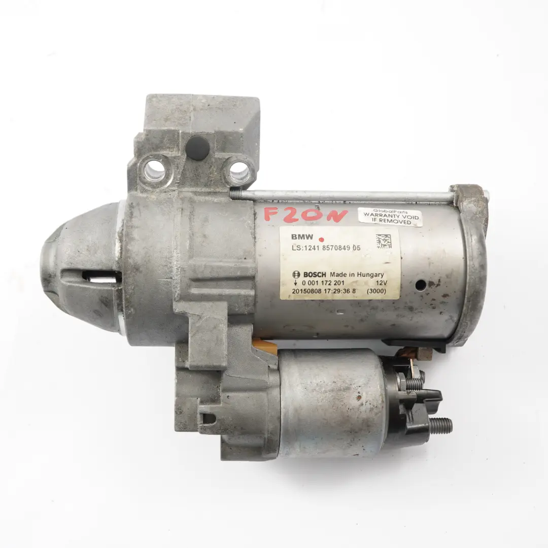 BMW F20 F21 F30 F31 116i 118i 318i B38 Motor arranque motor gasolina - SKU 8570849 - Número de pieza 8570849