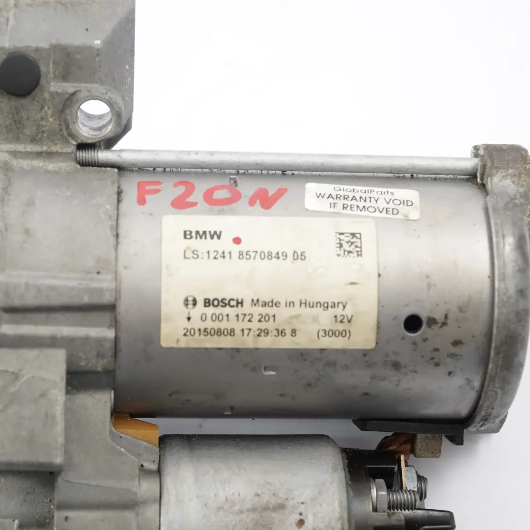 B38 Benzin Anlasser Motor Starter für BMW F20 F21 F30 F31 LCI 116i 118i 318i mit Teilenummer 8570849 BMW F20 F21 F30 F31 LCI 116i 118i 318i B38 Benzin Anlasser Motor Starter - SKU 8570849 - Teilenummer 8570849
