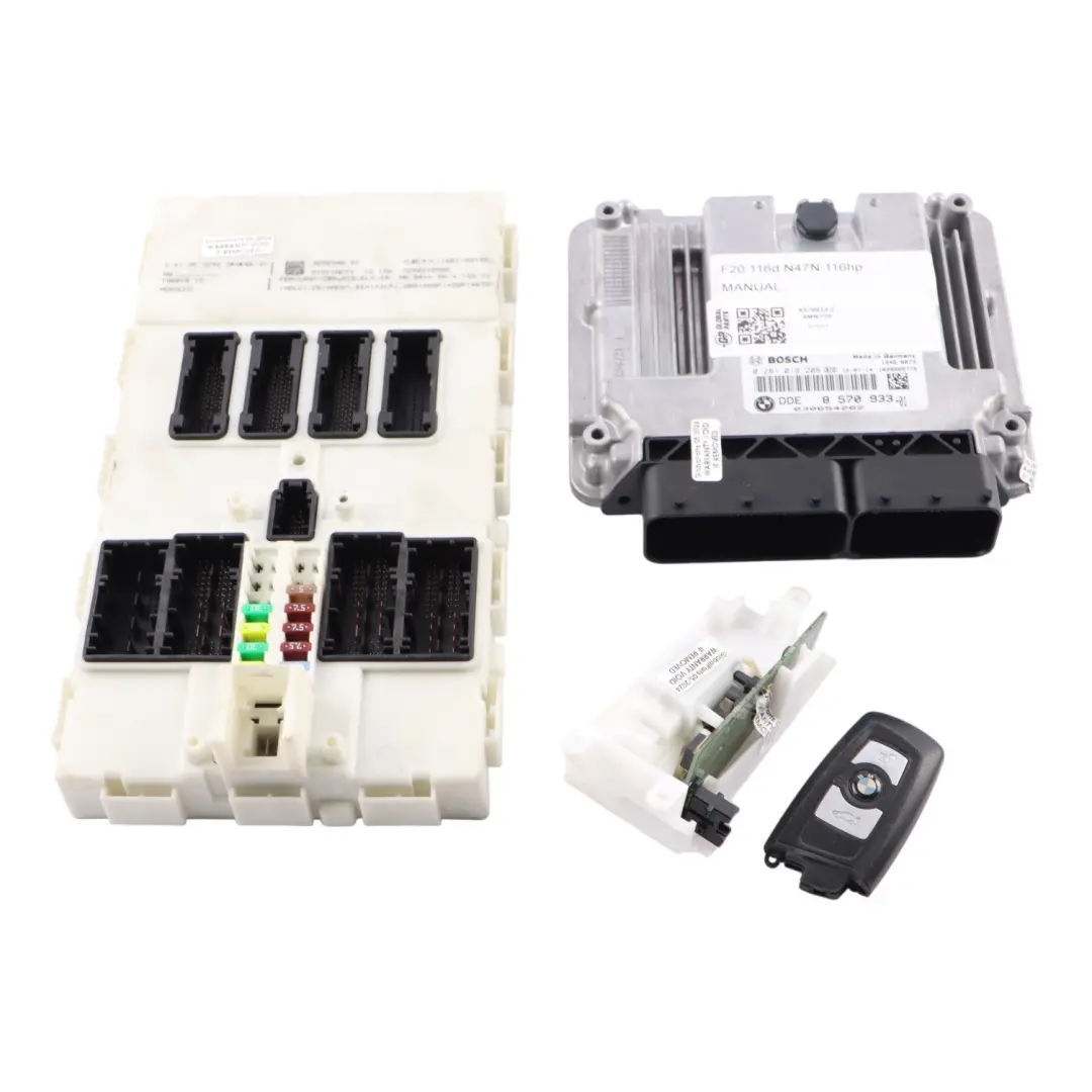 N47N 116HP Engine ECU Kit DDE Key Lock FEM Manual to BMW F20 F21 116d with Part number 8570933 BMW F20 F21 116d N47N 116HP Engine ECU Kit DDE Key Lock FEM Manual - SKU 8570933-2 - Part number 8570933