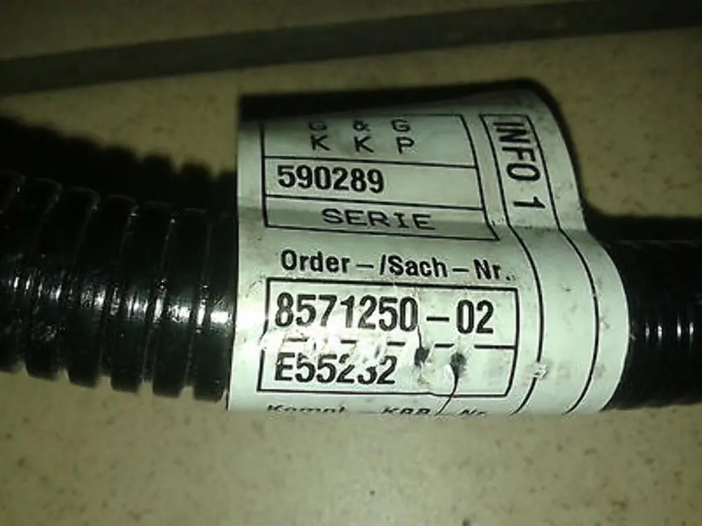 BMW F20 F21 F30 F31 Cable Alternator Starter Base B - SKU 8571250 - Part number 8571250