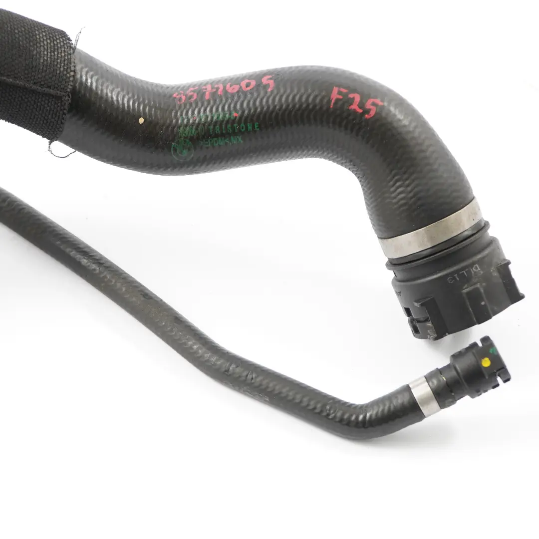 N57N Refrigerante Tubería Línea de Agua Manguera para BMW X3 F25 X4 F26 con número de pieza 8571605 BMW X3 F25 X4 F26 N57N Refrigerante Tubería Línea de Agua Manguera - SKU 8571605 - Número de pieza 8571605