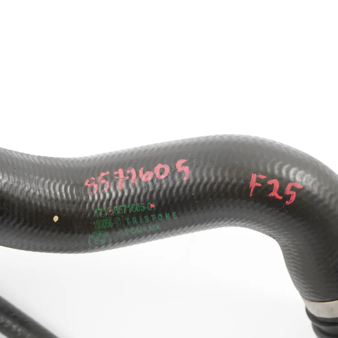 BMW X3 F25 X4 F26 N57N Coolant Cooling Pipe Line Water Hose - SKU 8571605 - Part number 8571605