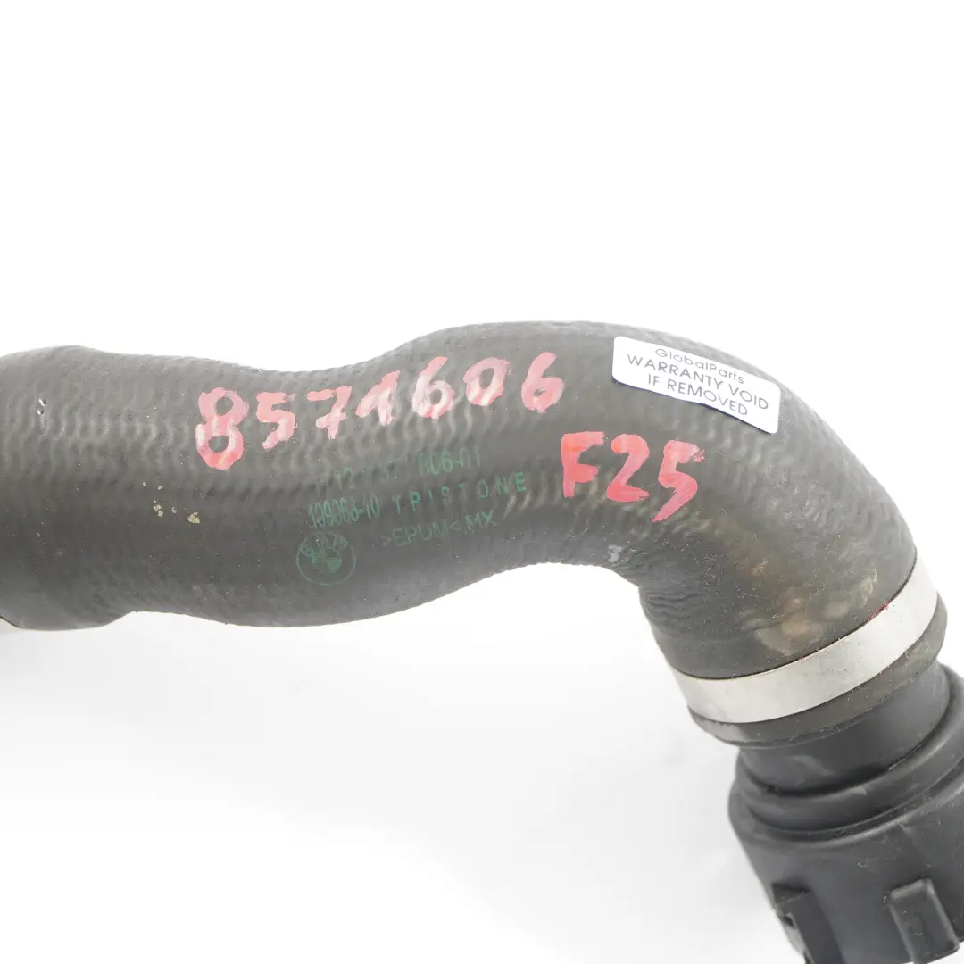 Tubo refrigerante BMW X3 F25 X4 F26 Diesel Radiatore Acqua Tubo N57N per con numero di parte 8571606 Tubo refrigerante BMW X3 F25 X4 F26 Diesel Radiatore Acqua Tubo N57N - SKU 8571606 - Numero di parte 8571606