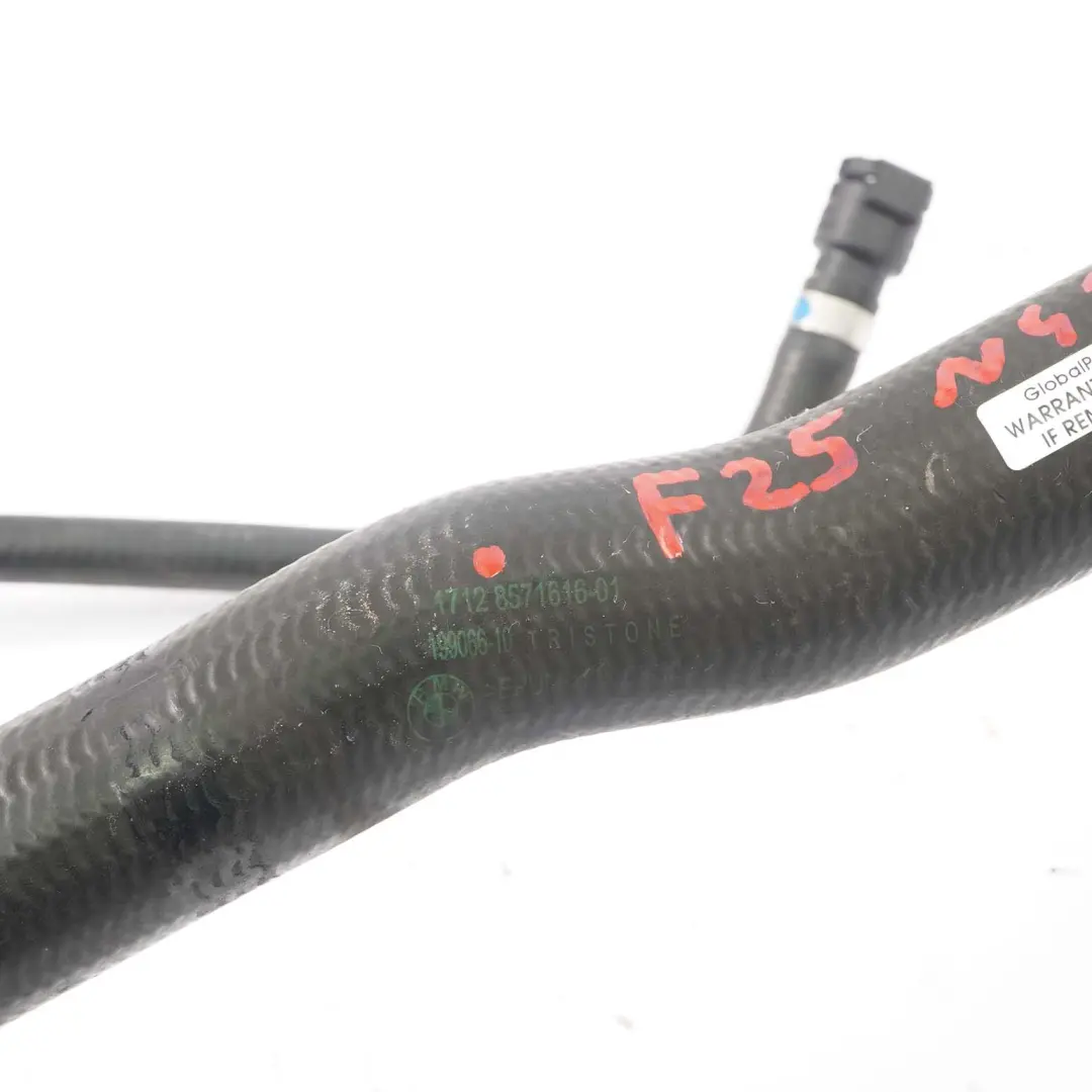 Coolant Hose BMW X5 F25 Expansion Tank Radiator Pipe Line Diesel to with Part number 8571616 Coolant Hose BMW X5 F25 Expansion Tank Radiator Pipe Line Diesel - SKU 8571616 - Part number 8571616