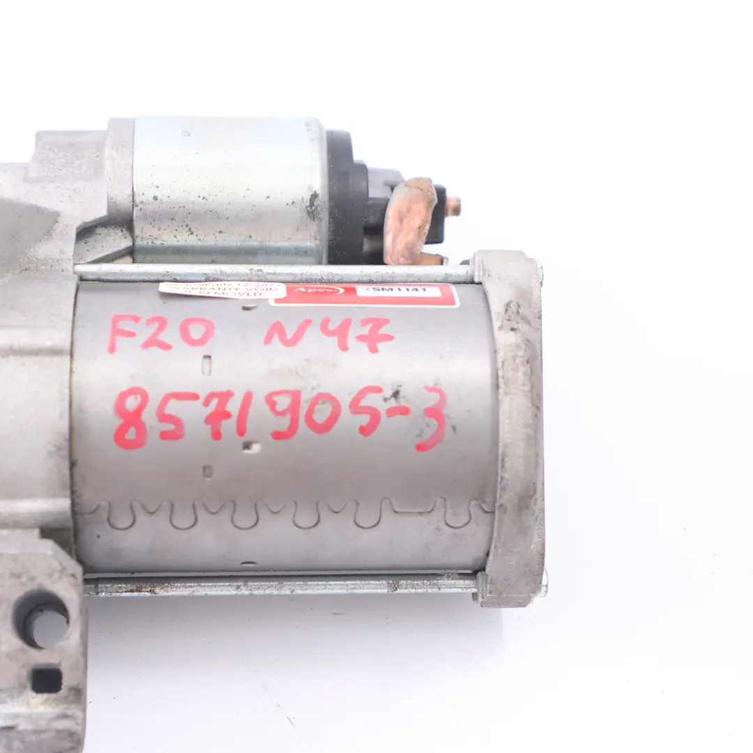 Starter BMW F20 F21 F22 F30 F32 N47N Diesel Motor Apec 0986024980 to Engine with Part number 8571905 Engine Starter BMW F20 F21 F22 F30 F32 N47N Diesel Motor Apec 0986024980 - SKU 8571905-3 - Part number 8571905