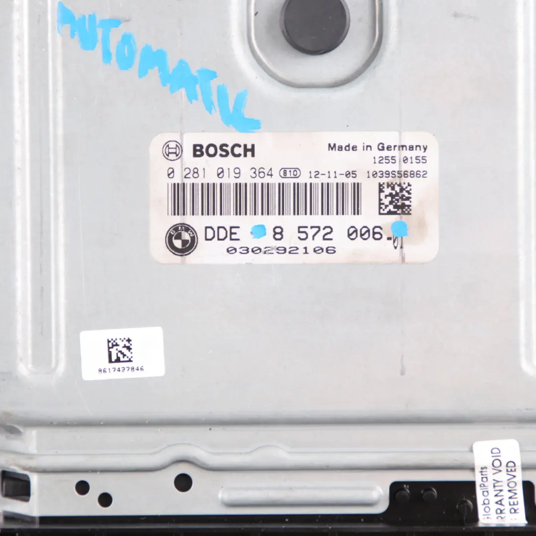BMW F01 LCI 740d N57Z 313HP Engine ECU KIT DDE CAS4 Key Automatic - SKU 8572006 - Part number 8572006