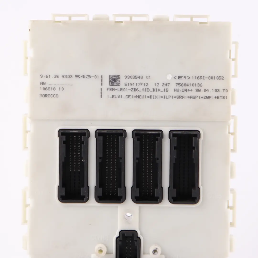 BMW F30 F31 N57N 330d 258HP Diesel Engine ECU Kit DDE FEM Key Automatic - SKU 8572439-1 - Part number 8572439