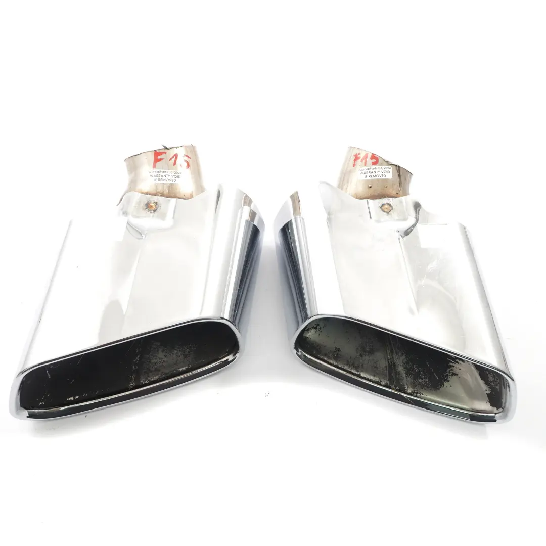  Exhaust Tips BMW X5 F15 M Performance Muffler Pipe Left Right Set P337A - SKU 8572489-1 - Part number 8572489