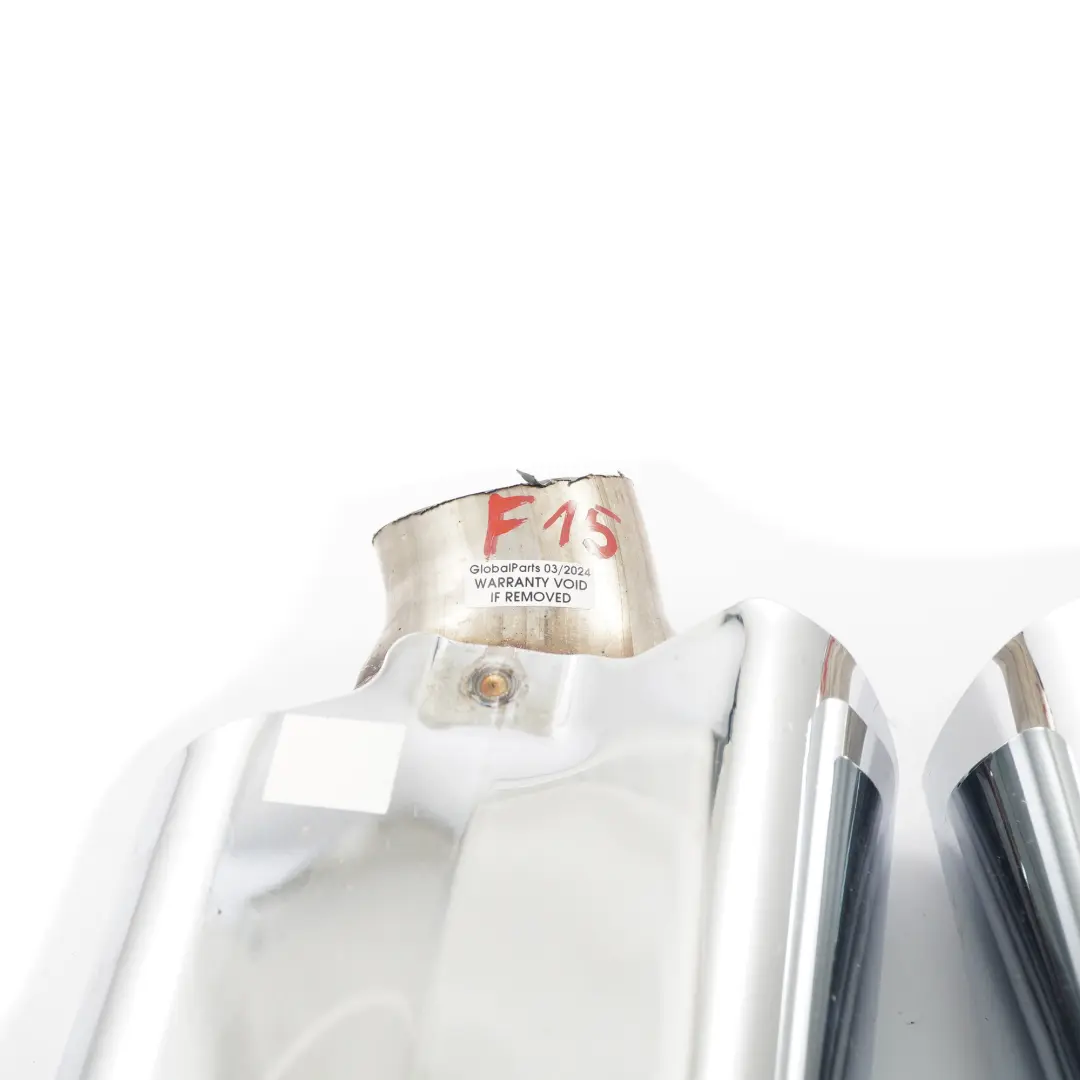 Exhaust Tips BMW X5 F15 M Performance Muffler Pipe Left Right Set P337A to with Part number 8572489 Exhaust Tips BMW X5 F15 M Performance Muffler Pipe Left Right Set P337A - SKU 8572489-1 - Part number 8572489