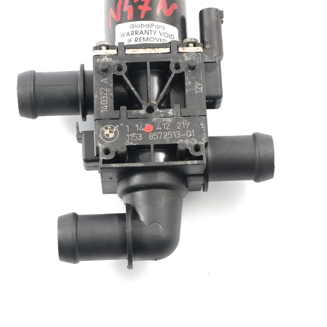 BMW F10 X3 F25 Kühlmittel Motorkühlsystem Wasserventil 520d 20dX - SKU 8572513-1 - Teilenummer 8572513
