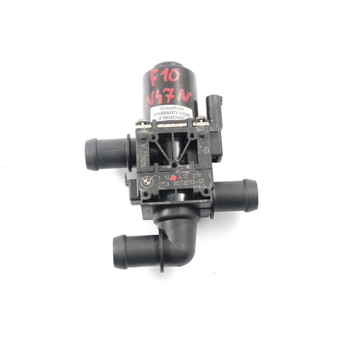  Coolant Water Valve BMW F10 X3 F25 Engine Cooling System N47N 520d 20dX - SKU 8572513 - Part number 8572513